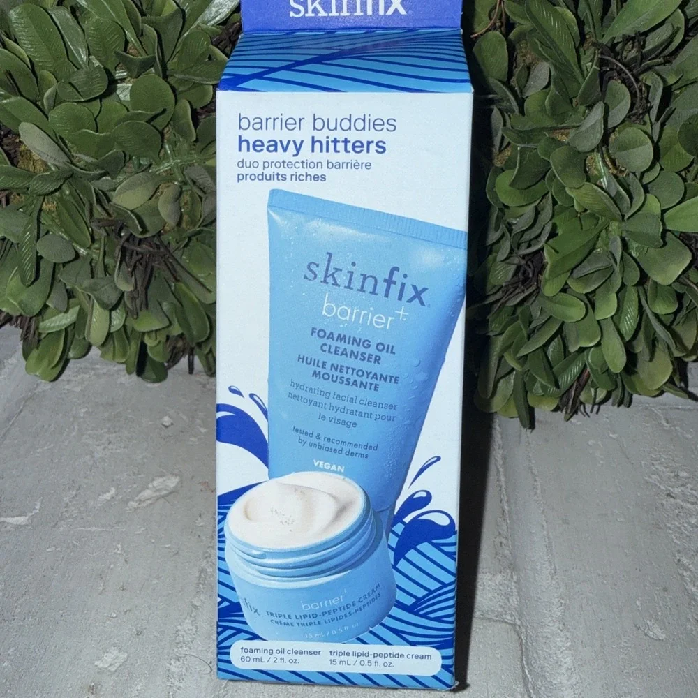 Skinfix Barrier + Barrier Buddies Heavy Hitters Hydration Set ~ Cleanser + Cream